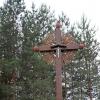 Pašventintas kryžius tremties aukoms atminti Tabariškėse